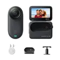 Produktbild: Insta360 GO 3S 128 GB - Tragbare 4K Mini-Kamera, Freihand-POVs, Überall anbringbar, Stabilisierung, 140 min Akku, 10 m wasserdicht, KI-Bearbeitung, Apple Find My, Schwarz, für Vlogs, Reisen, Outdoor