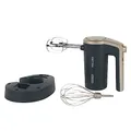 Produktbild: Petra PT5395BGRYVDE Kabellos Handmischer– Anti-Rutsch-Aufbewahrungsbasis, 3 Geschwindigkeitslevel, 2 Mischquirle & Schneebesen aus Edelstahl, Auswurffunktion, LED-Anzeige, wiederaufladbarer 7,2V Akku