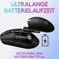 Produktbild: Logitech G G305 - rechts - Optisch - RF Wireless - 12000 DPI - 1 ms - Weiß