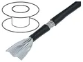 Produktbild: 3659/09SF (100FT) Leitungen: Flachband rund 127mm Line Cu 9x28AWG PVC schwarz 3