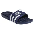 Produktbild: adidas Badepantolette ADISSAGE blau weiss Adilette Größe 40 - 48 / UK 7 - 13