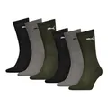 Produktbild: PUMA Sportsocken Crew Sock 6er Pack – Verstärkte Ferse, flache Naht – Unisex für Damen & Herren Grün 43-46