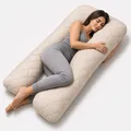 Produktbild: Seitenschläferkissen Schwangerschaftskissen Bodypillow 140x75x20cm gesteppt