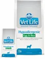 Produktbild: Vet Life Hipo Egg and Rice Dog Packung mit 1 x 12 kg