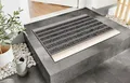 Produktbild: Kettelservice-Metzker Profile Fußabtreter Eingangsmatte für Innen und Aussen I TPE-VC Kunststoff I 59 x 39cm
