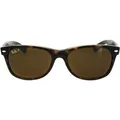 Produktbild: Lunettes De Soleil Ray-Ban Nouveau Wayfarer 2132 902/57 Tortue Brun Polarisé 55mm