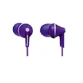 Produktbild: Panasonic RP-HJE125E-V ErgoFit Kabelgebundene Ohrkanalhörer, In-Ear Kopfhörer mit individueller Passform, 1,1 m langes Kabel, 3,5-mm-Klinkenstecker, Violett
