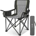 Produktbild: Campingstuhl Übergroßer Klappstuhl Mit Hoher Rückenlehne, Xxl Faltstuhl Gepolstert ( Bis 360kg Belastbar ) , Robust Und Zuverlässig Klappstuhl Für Outdoor, Balkon, Garten - Homecall