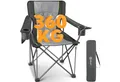 Produktbild: HOMECALL Campingstuhl Übergroßer Klappstuhl mit hoher Rückenlehne, XXL Faltstuhl Gepolstert (Bis 360KG Belastbar, 1 St), Robust und Zuverlässig klappstuhl für Outdoor, Balkon, Garten