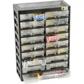 Produktbild: Allit Kleinteilemagazin Varioplus Basic 47 Schwarz, Gelb, Sortierkasten 458100