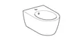 Produktbild: Geberit iCon Wandbidet mit Überlauf, geschlossene Form, weiß, 501898, 501.898.00.8