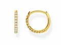 Produktbild: Thomas Sabo Charming Collection - CR659-414-14 - 1 Stück - Creole - Ohrring - Silber - Gelbgold - Zirkonia - Klar