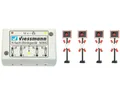 Produktbild: Viessmann 5800 - Andreaskreuze 4 Stück mit Blinkelektronik - Spur N - NEU