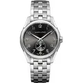 Produktbild: Hamilton Jazzmaster Thinline Petite Seconde Quartz H38411183 - schwarz,silber - 40mm