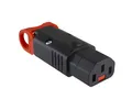 Produktbild: DINIC IEC-LOCK C13 Stecker mit Verrieglung montierbarer Steckverbinder