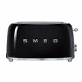 Produktbild: Smeg TSF02BLEU 50's Style Langschlitz-Toaster 4-Scheiben, Schwarz