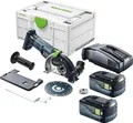Produktbild: Festool DSC-AGC 18-125 FH EB-Basic Akku Freihandtrennsystem 18 V 125 mm Brushless + 2x Akku 5,0 Ah + Schnellladegerät + Systainer