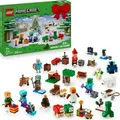 Produktbild: LEGO Minecraft Adventskalender 2025 - Weihnachten Spielzeug für Jungen & Mädchen ab 7 Jahren - 24 Überraschungen inkl. Minifiguren & Mini-Modell... - Bunt