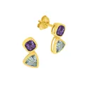 Produktbild: Diamonds by Ellen K. Fascination by Ellen K. Ohrringe Gold 375 Blautopas (beh.) + Amethyst