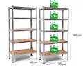 Produktbild: 2x Metallregal Thomas Steckregal Werkstattregal Schwerlastregal Kellerregal NEU