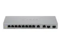 Produktbild: ZyXEL XGS1010-12 v2 12-Port Gigabit UnmanagedSwitch with 8-Port 1G+ 2-Port 2.5G+ - Switch - 1 Gbps