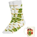 Produktbild: The Mandalorian Geschenkset Tasse Und Socken Baby Yoda Weiß/grün, Bedruckt, 100 % Keramik, Fassungsvermögen Ca. 300 Ml.