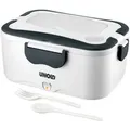 Produktbild: Unold Geschirr-Set Unold Elektronische Lunchbox, Lunch-Box, (35 Watt), Edelstahl / Kunststoff weiß