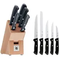 Produktbild: WMF Classic Line Messerblock mit Messerset 6-teilig Block bestückt mit 5 Messern