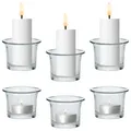 Produktbild: 6er Set Teelichtgläser Kerzengläser Trefor