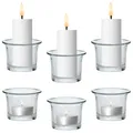 Produktbild: 6er Set Teelichtgläser Kerzengläser Trefor