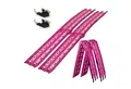 Produktbild: TRUTZHOLM Auffahrrampe klappbar 228 cm Traglast 680 kg Alu pink gelocht Rampen Motorradrampen (1-St., 2x Alu Auffahrrampe 340/680 kg Pink), sehr stabile Ausführung, trotzdem sehr leicht - massives Aluminium