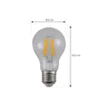 Produktbild: Arcchio LED E27 Lampe 'LED-Filamentleuchtmittel E27' in Transparent aus Glas (E2
