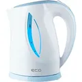 Produktbild: ECG RK 1758 Blue | Wasserkocher | 1,7 Liter | Blau-weiß | Plastik | 1.7 liters | - Blau/Weiß