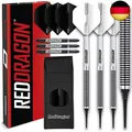 Produktbild: RED DRAGON Pegasus Tungsten Soft Dartpfeile - 20 Gramm: Weiße Schäfte, Weiße Fl