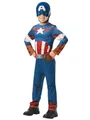 Produktbild: Rubie's 640832L Marvel Avengers Captain America Classic Kinderkostüm, Jungen, 7-8 yrs, 122-128cm, Blau Halloween