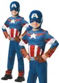 Produktbild: Captain America Kinder Kostüm Offizielles Marvel Superheld Jungen Mädchen