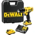 Produktbild: Dewalt DCD710D2-QW Akku-Bohrschrauber 12V (2x 2,0Ah + Ladegerät) - Schwarz/Gelb