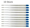 Produktbild: Stylex Schreibwaren Kugelschreibermine 10 Kugelschreiberminen / Großraumminen / Schreibfarbe: blau