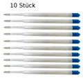 Produktbild: 10 Kugelschreiberminen / Großraumminen / Schreibfarbe: blau