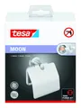 Produktbild: tesa Toilettenpapierhalter Moon mit Deckel edelstahl