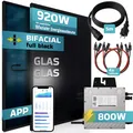 Produktbild: SUNNIVA® Balkonkraftwerk 920W/800W Solaranlage BENY BIFAZIAL FULLBLACK