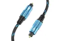 Produktbild: UltraHDTV Premium Toslink Kabel - Digitalkabel mit Knickschutz Nylon-Mantel Audio-Kabel, (300 cm), Zugentlastung und Vollmetall Steckern mit Perfekter Passgenauigkeit