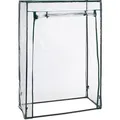 Produktbild: Relaxdays - Tomatengewächshaus, Stahl & PVC-Folie, hbt: 150 x 100 x 50 cm, Foliengewächshaus Garten & Balkon, transparent