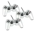 Produktbild: 3 original Playstation 2 Controller - Pads in Silber - PS2 #3