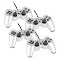 Produktbild: 4 original Playstation 2 Controller - Pads in Silber - PS2 #4