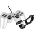 Produktbild: Original PS2 Controller Pad in Silber PS2 mit Controller Verlängerun