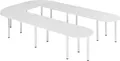 Produktbild: bümö Konferenztisch Besprechungstisch K-Sets, Dekor: Weiß