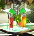 Produktbild: Bigmouth Kunststoff The Cocktail Regenschirm und Untersetzer-Set, 2 Stück, Mehrfarbig