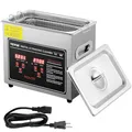 Produktbild: VEVOR Ultraschallreiniger Ultraschall Edelstahl-Reinigungsgerät 150 W, 3 L Ultraschallreinigungsgerät mit Digitaler Anzeige 0-30 Min, Reinigung Ultraschall für Schmuck, Brillen, Uhren usw.