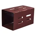 Produktbild: 100 mm Zaunpfostenverlängerung aus Holz, Rotoxid (1 Packung)